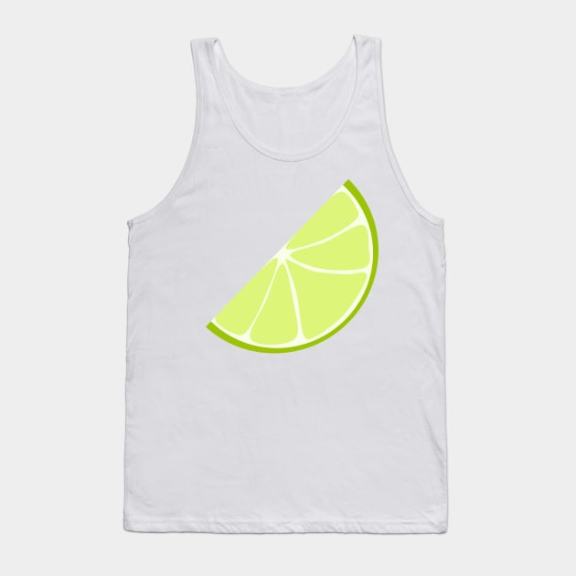 Lime Wedge Tank Top by elrathia